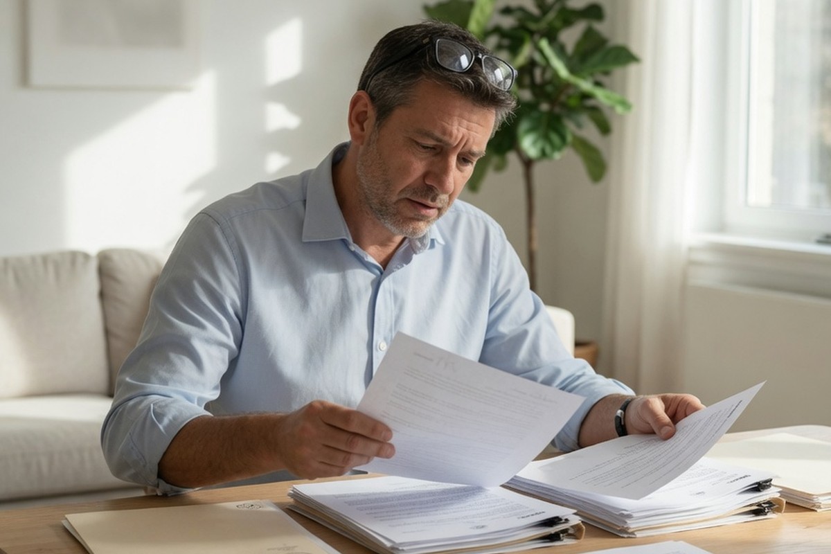 Consultant examinant des documents pour créer sa SASU