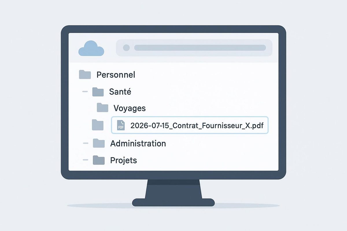 Illustration du cloud et de la vie numérique